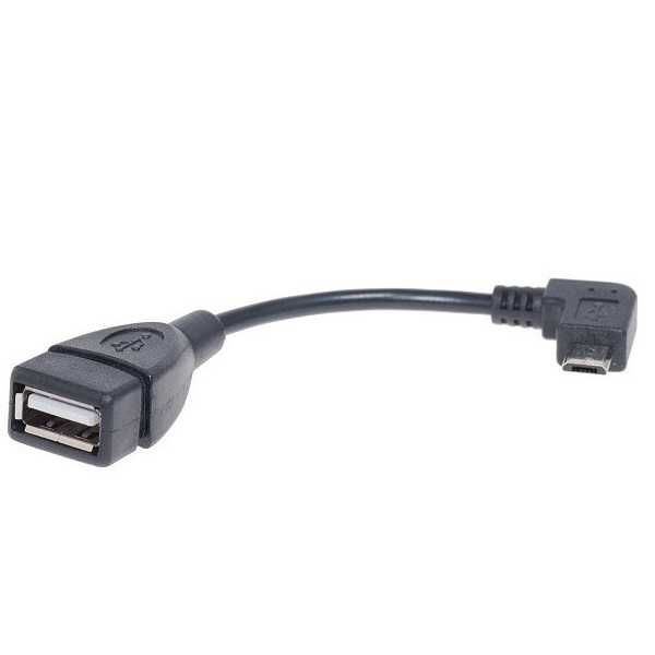 Obrázek zboží Redukce USB micro úhlový / USB (A) 2.0 OTG CL-61