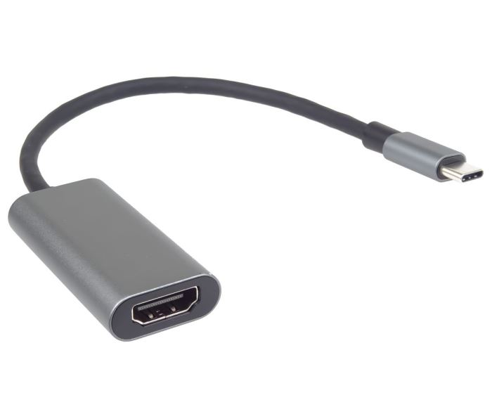 Obrázek zboží Převodník USB-C na HDMI, rozlišení 4K a FULL HD 1080p, kovové pouzdro