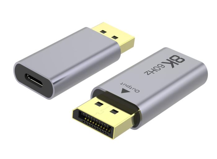 Obrázek zboží Adaptér USB-C na Displayport DP1.4 8k60Hz, 4k120Hz, hliníkové pouzdr