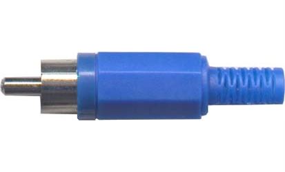Obrázek zboží CINCH konektor plast modrý