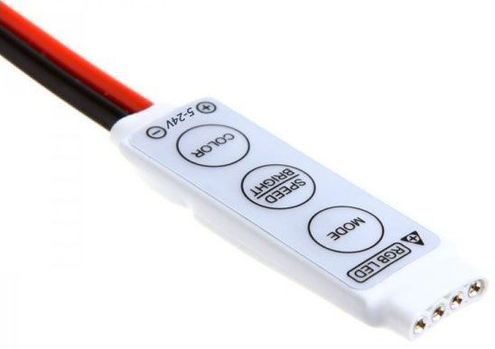 Obrázek zboží Ovládač LED pásků RGB 12V/3x2A