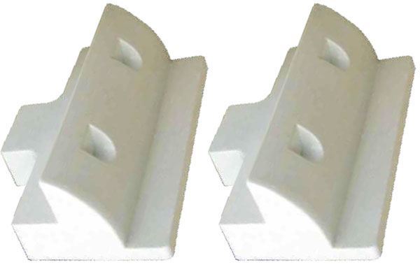 Obrázek zboží Držák pro fotovoltaický panel přímý- balení 2ks, bílý