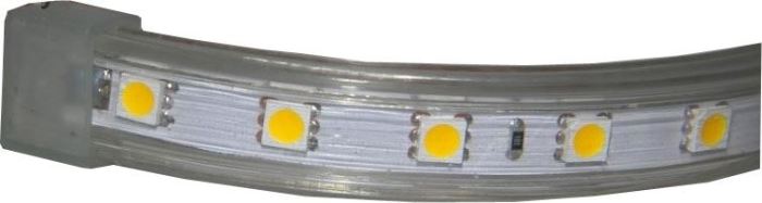 Obrázek zboží LED pásek 230V bílý teplý, 60xLED5050/m, IP65, modul 1m
