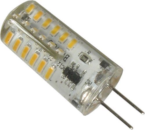 Obrázek zboží Žárovka LED G4 bílá, 12V/2W, 48x SMD3014, silikonový obal
