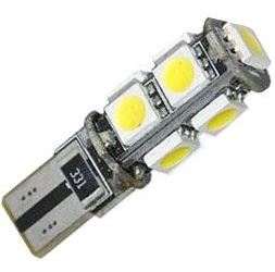 Obrázek zboží Žárovka LED T10 12V/2,3W ,bílá, CANBUS, 9xSMD5050
