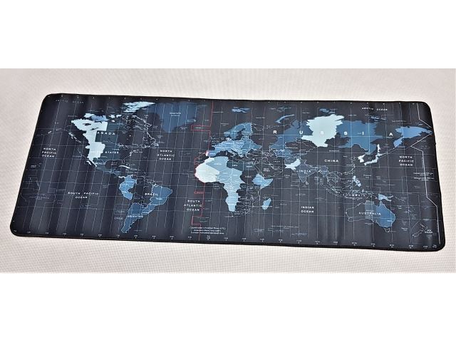Obrázek zboží Podložka pod myš a klávesníci, mapa světa 30 x 80cm