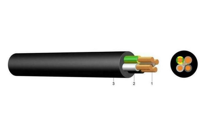 Obrázek zboží Kabel flexibilní gumový H07RN-F 5G4, balení 100m