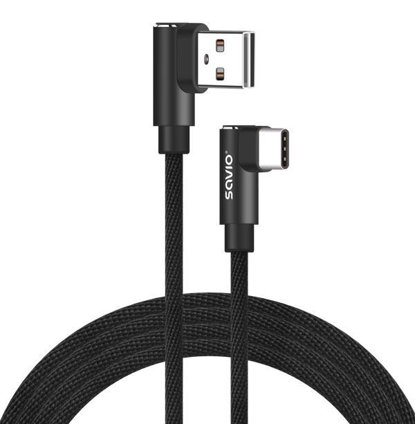 Obrázek zboží Kabel USB 2.0 konektor USB-A / USB-C, 2 metry, SAVIO CL-164