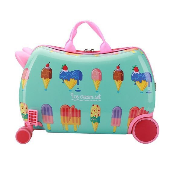 Obrázek zboží Dětský cestovní kufr na kolečkách, zmrzlina