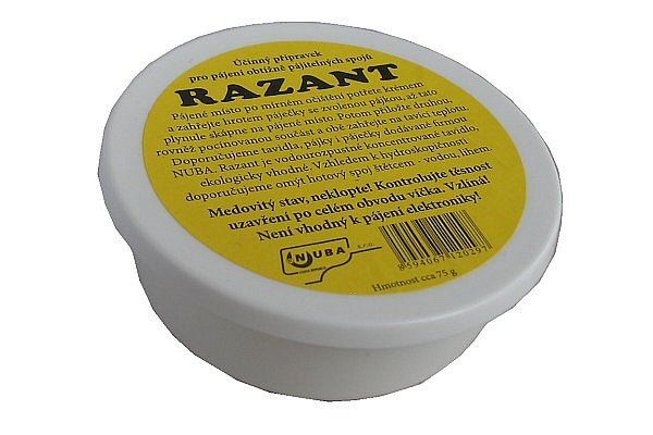 Obrázek zboží Pasta pájecí RAZANT 75g na obtížně pájitelné spoje