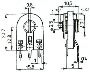 Obrázek zboží 680k - TP060, trimr cermetový stojatý RM10x5mm