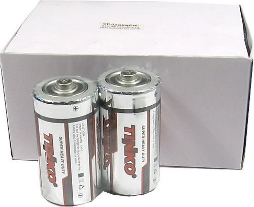 Obrázek zboží Baterie TINKO 1,5V C(R14), Zn-Cl, balení 24ks