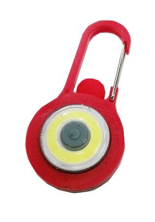Obrázek zboží Klíčenka na batoh LED COB, červená