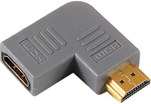 Obrázek zboží Redukce HDMI(A) zdířka-HDMI(A) konektor úhlová