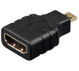 Obrázek zboží Redukce HDMI(A) zdířka-HDMI(D)-MICRO konektor