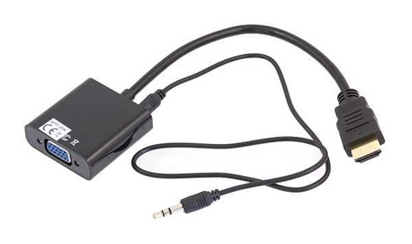 Obrázek zboží Adaptér HDMI / VGA + audio, kabel 10cm