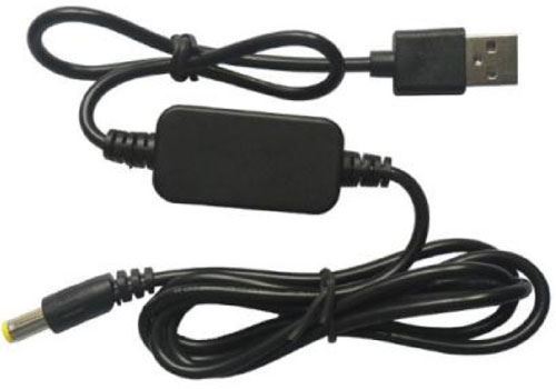 Obrázek zboží Redukce, step-up měnič USB 5V / DC5,5x2,1mm 12V/0,6A