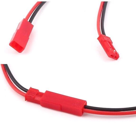 Obrázek zboží Konektor JST 2pin se zdířkou JST-2pin+ kabel 10cm