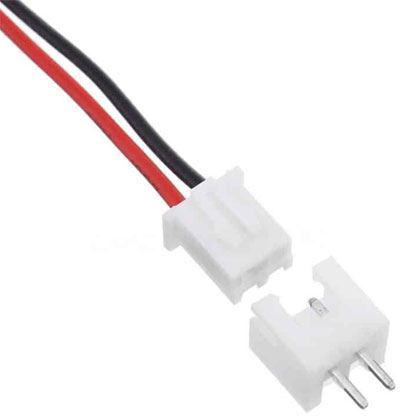 Obrázek zboží Konektor JST-XH 2pin + kabel 20cm + zdířka JST-XH 2pin