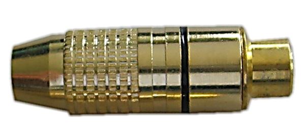 Obrázek zboží CINCH zdířka zlacená,kabel 4-5mm,modrý proužek