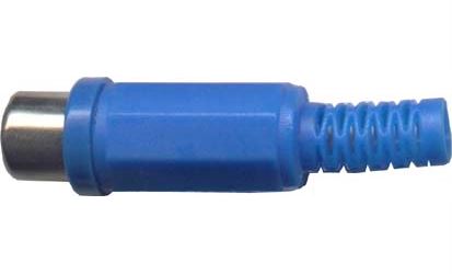 Obrázek zboží CINCH zdířka plastová modrá na kabel