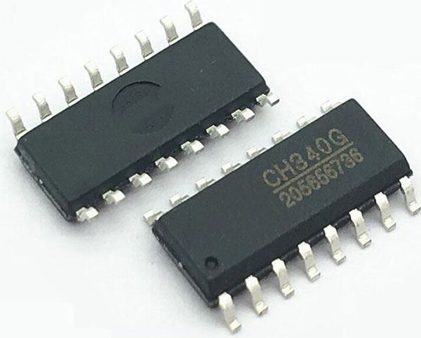 Obrázek zboží CH340G - převodník USB, UART, SOP16