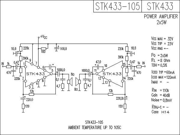 Stk433 070 схема