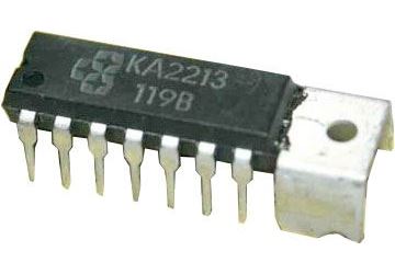 Obrázek zboží KA2213-snímací/záznam/nf zesilovač 2W (Ucc5-9V)