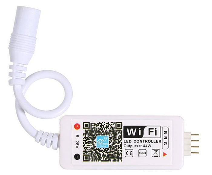 Obrázek zboží Wifi ovládač LED pásků RGB 5-28VDC 144W