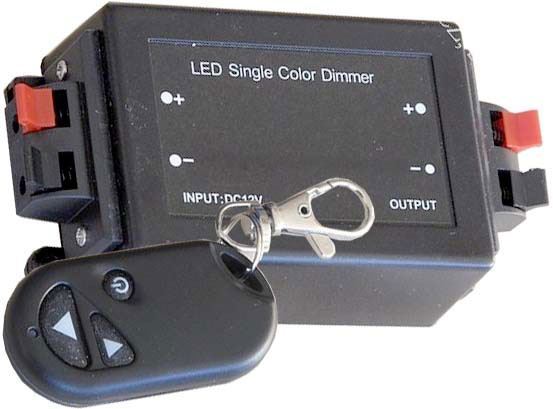 Obrázek zboží Ovladač LED pásků 12-24V/8A, 1kanálový, D.O. 433MHz