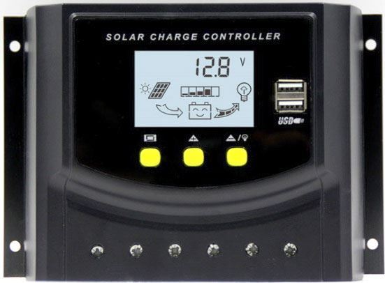 Obrázek zboží Solární regulátor PWM CY-K50A 12-24V/50A pro různé baterie