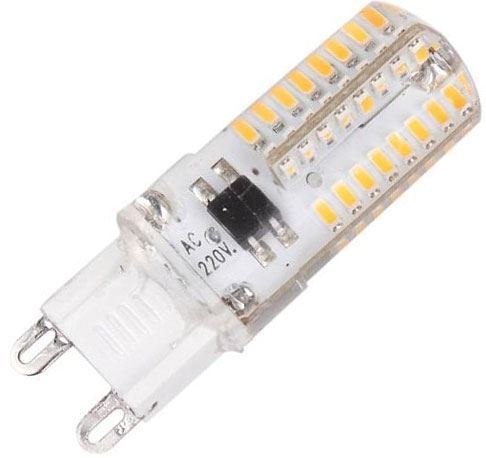 Obrázek zboží Žárovka LED G9, 64x SMD3014, 230VAC/2,5W, teplá bílá