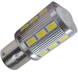 Obrázek zboží Žárovka LED BaY15D 10-30V/6,5W bílá, brzdová/obrysová