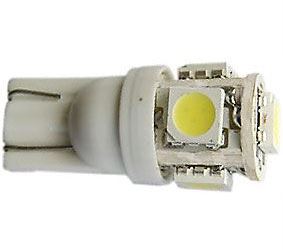 Obrázek zboží Žárovka LED T10 12V/1,5W bílá, 5xSMD5050