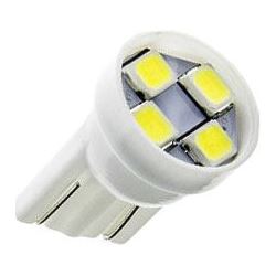 Obrázek zboží Žárovka LED T10 12V/0,5W bílá, 4xSMD2835