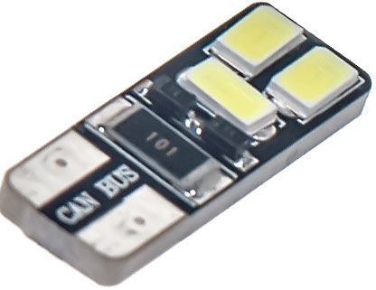 Obrázek zboží Žárovka LED T10 12V/ 2W bílá, CANBUS, 6xSMD5730