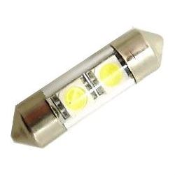 Obrázek zboží Žárovka LED SV8,5-8 sufit 31mm 12V/0,5W bílá, 2xSMD5050