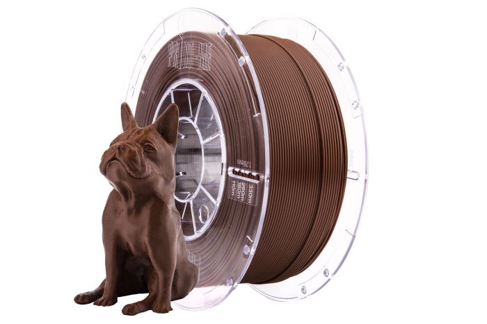 Obrázek zboží Tisková struna 1,75mm hnědá čokoládová, Print-me Ecoline PLA cívka 1kg