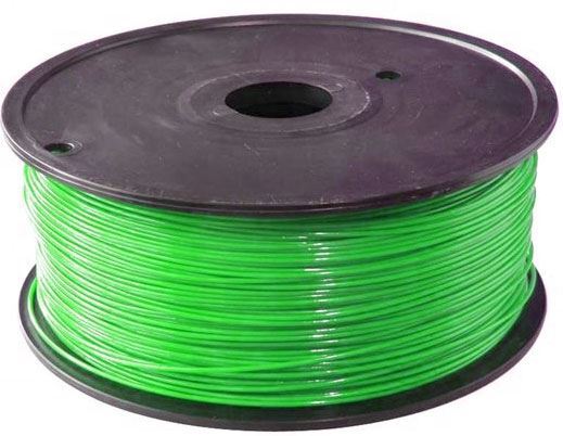 Obrázek zboží Tisková struna 1,75mm zelená, materiál ABS, cívka 1kg /3D tisk/ 