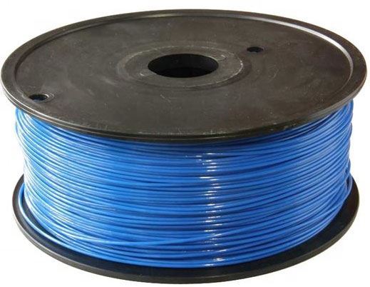 Obrázek zboží Tisková struna 1,75mm modrá, materiál ABS, cívka 1kg /3D tisk/ 