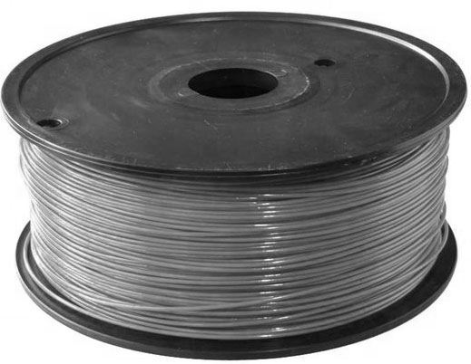 Obrázek zboží Tisková struna 1,75mm šedá, materiál ABS, cívka 1kg /3D tisk/ 