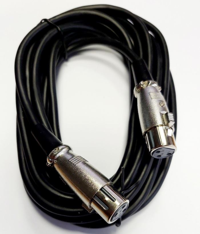Obrázek zboží Kabel XLR 3P zdířka - XLR 3P zdířka  5m, OFC kabel 6mm