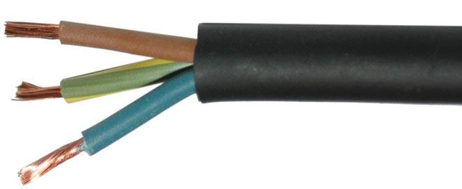 Obrázek zboží Kabel 3x2,5mm2 H05RR-F guma