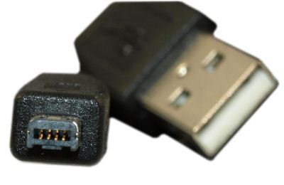 Obrázek zboží Kabel USB 2.0 konektor USB-A / USB-Mini B (4 piny) 1,8m