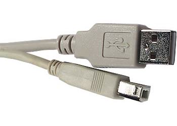 Obrázek zboží Kabel USB 2.0 konektor USB A / USB B, 1,8m
