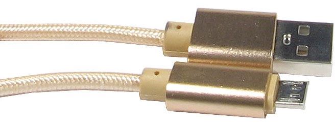 Obrázek zboží Kabel USB 2.0 konektor USB A / Micro-USB 25cm