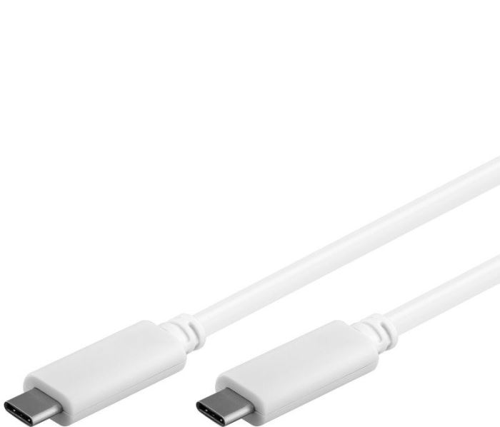 Obrázek zboží Kabel USB 3.1 konektor USB C / USB-C, 1m bílý