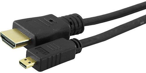 Obrázek zboží Kabel HDMI(A)-HDMI micro (D) 1,5m