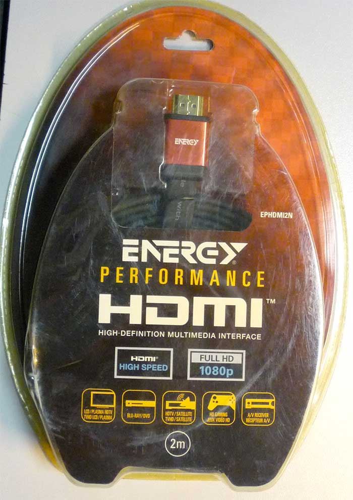 Obrázek zboží Kabel HDMI(A)-HDMI(A) plochý, 2m