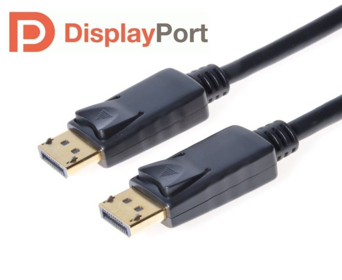 Obrázek zboží PremiumCord DisplayPort 1.2 přípojný kabel M/M, zlacené kon., 1,5m